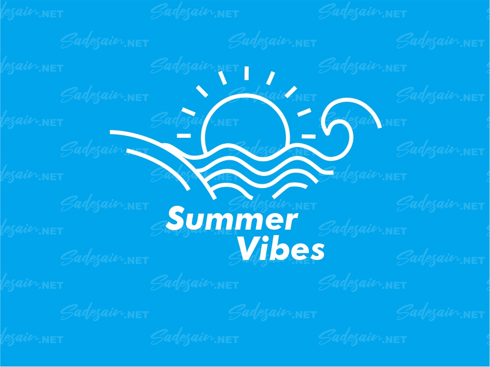 Sun Summer Vibes Ocean SVG Files