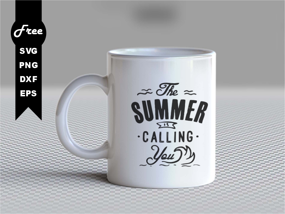 The Summer Is Calling SVG Files