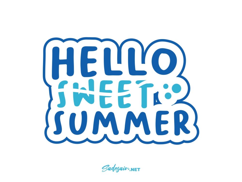 Hello Sun Blue Ocean SVG Cut Files