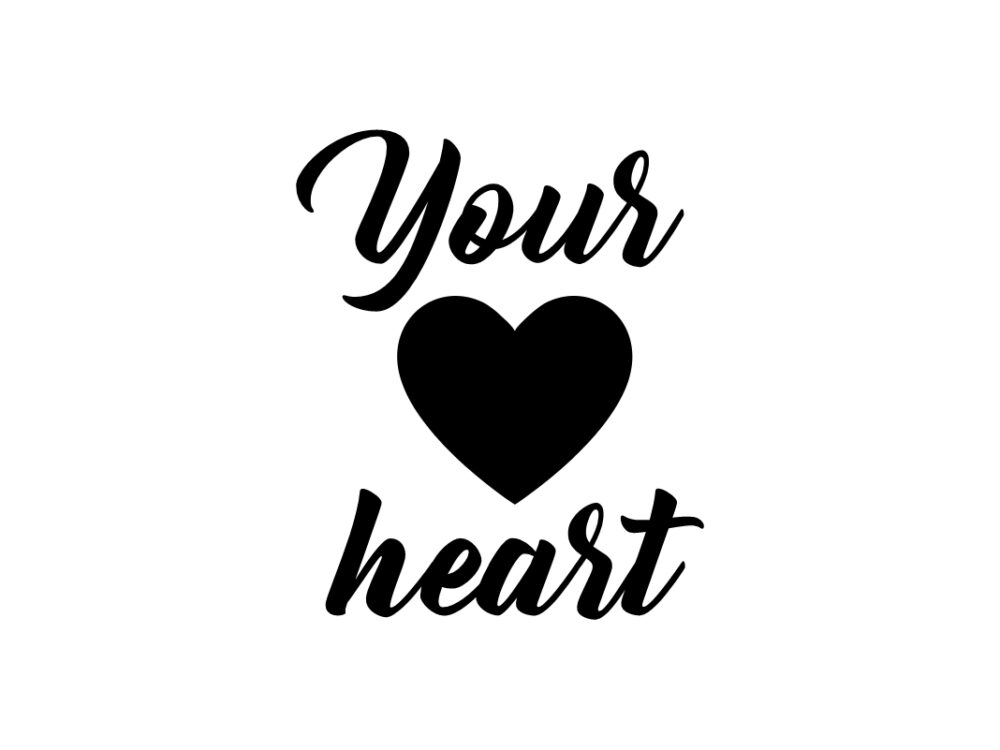 Your Love Heart SVG Cut Files