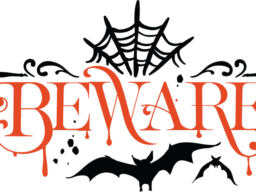 Free Halloween Beware SVG PNG EPS DXF